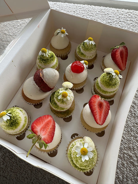 Garden Party Cupcakes.