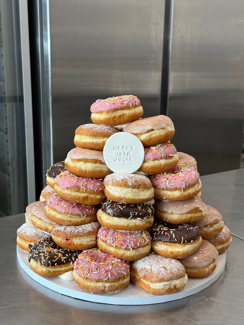 The Donut Tower.