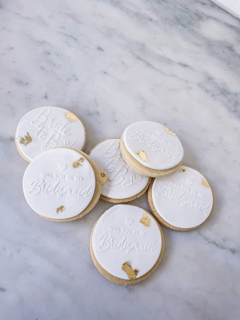Custom Fondant Cookies (Minimum 20 units).
