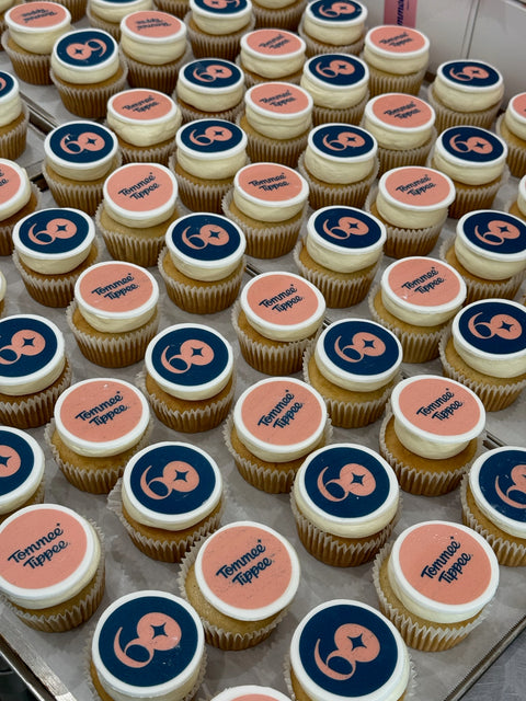 12 Pack Regular Edible Image Cupcakes.