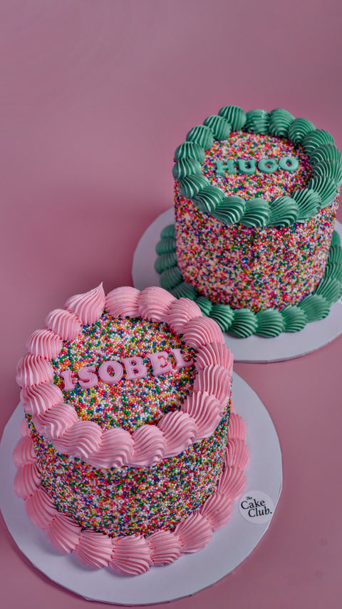 Vintage Sprinkle Cake
