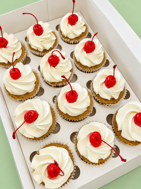 Very Cherry Cupcakes.