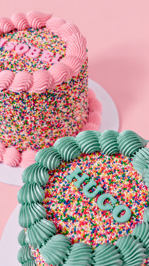 Vintage Sprinkle Cake