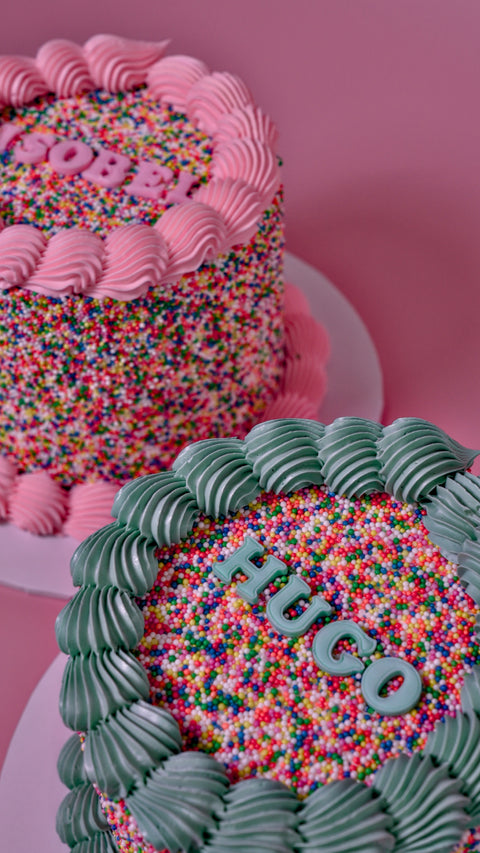 Vintage Sprinkle Cake
