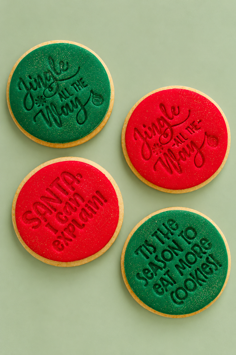 Pack Fondant Christmas Cookies