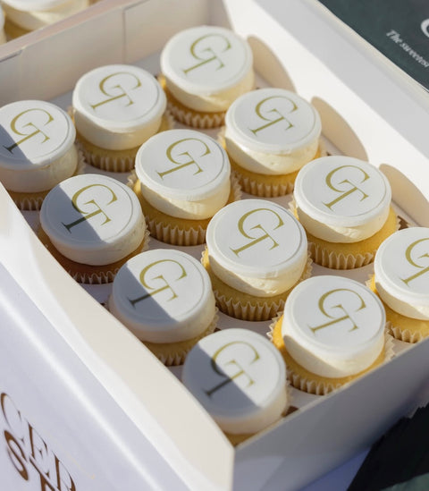 12 Pack Regular Edible Image Cupcakes.