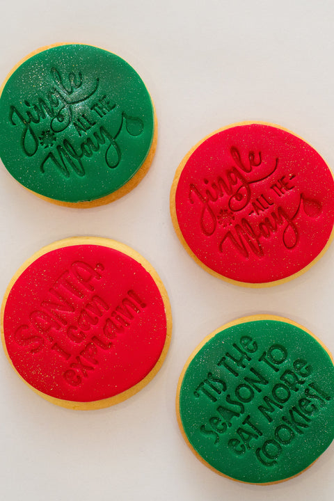 Pack Fondant Christmas Cookies
