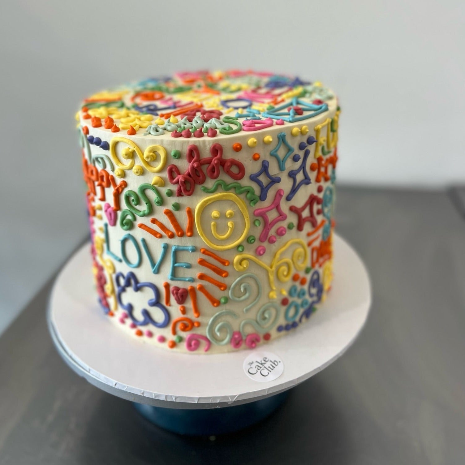 Doodle Cake - 1115 – Cakes and Memories Bakeshop