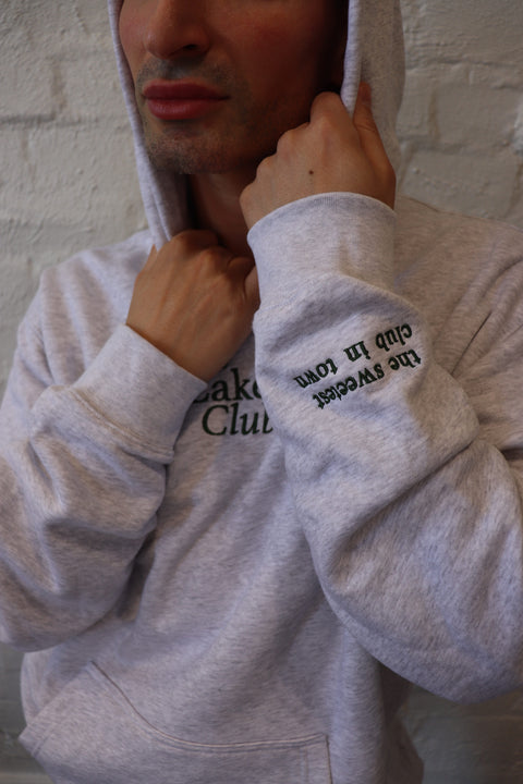 The Cake Club. Hoodies - White Marle