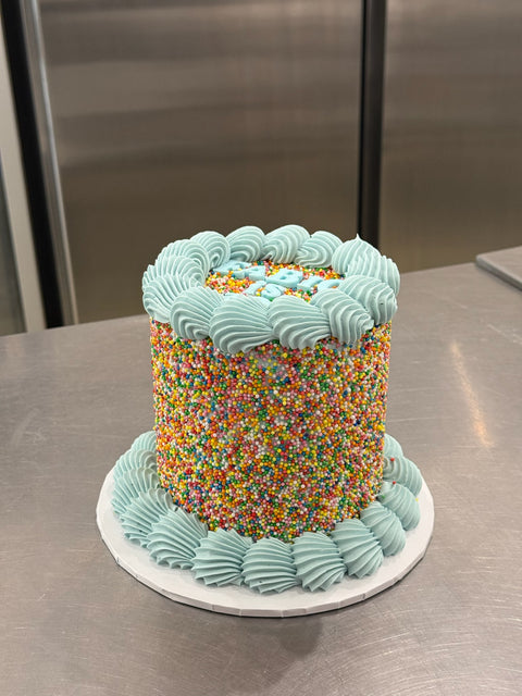 Vintage Sprinkle Cake