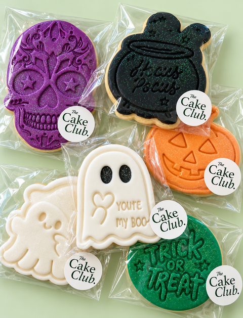 6-Pack Fondant Halloween Cookies
